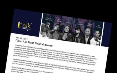 iTalk LA at Frank Sinatra’s House